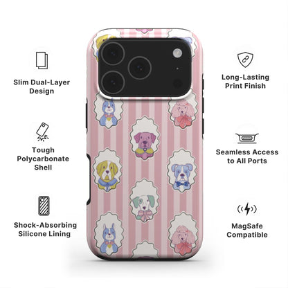 Posh Pups | Cute Dogs Tough Phone Case