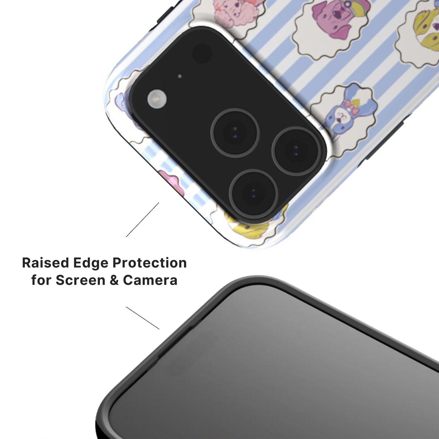 Posh Pups | Cute Dogs Tough Phone Case