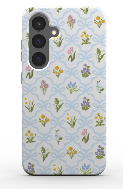 Blue Wild Flowers Tough Phone Case