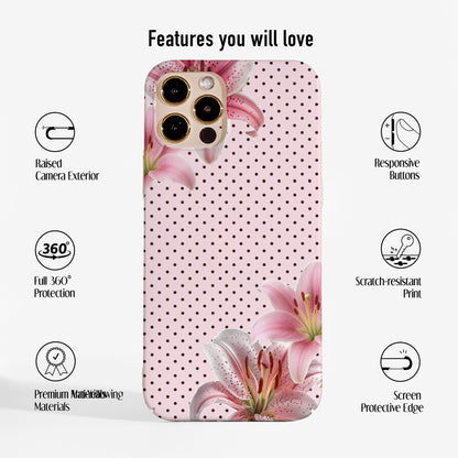 Tiger Lily Floral Phone Case