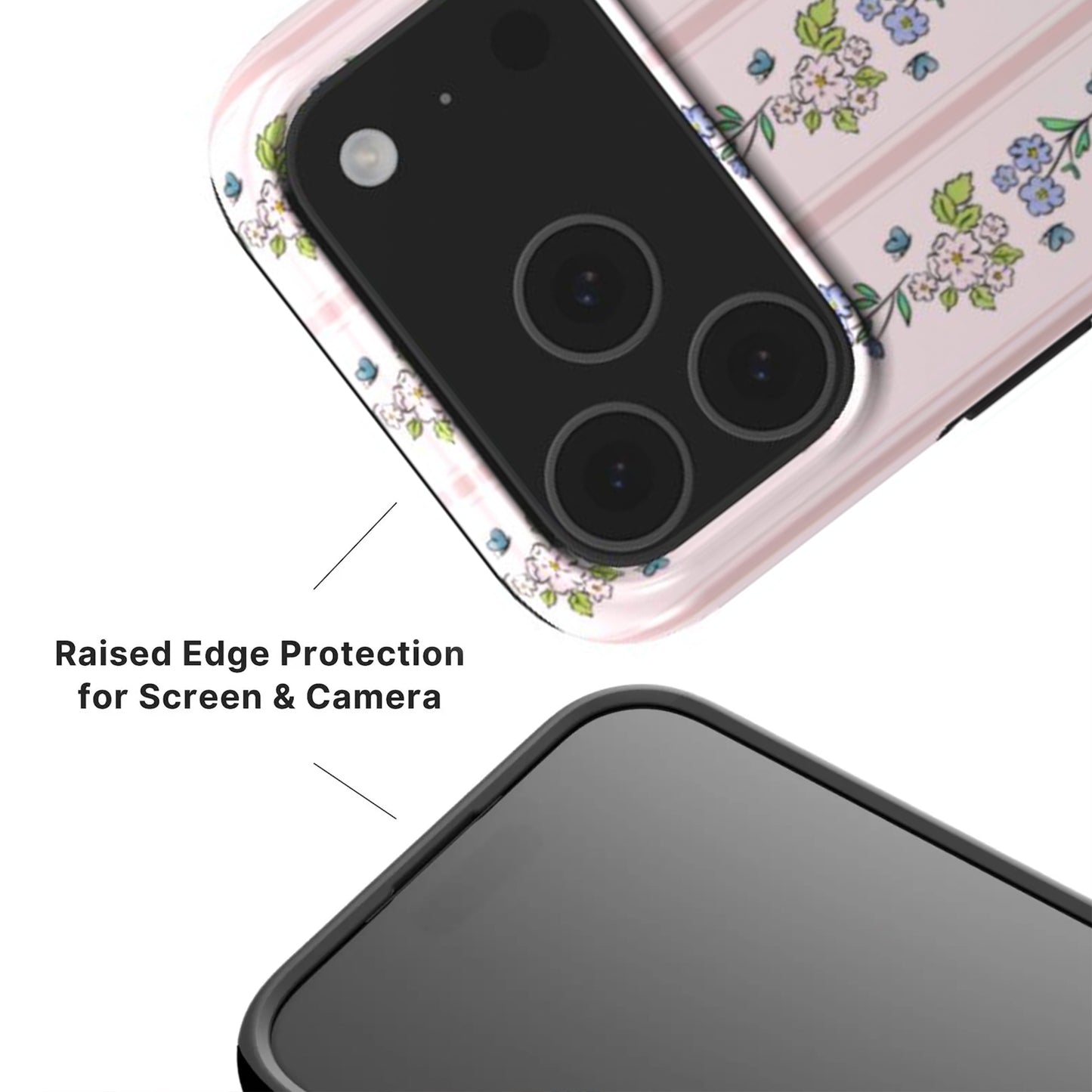 Vintage Garden Flowers Tough Phone Case