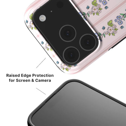 Vintage Garden Flowers Tough Phone Case