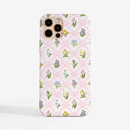 Pink Wild Flowers Phone Case