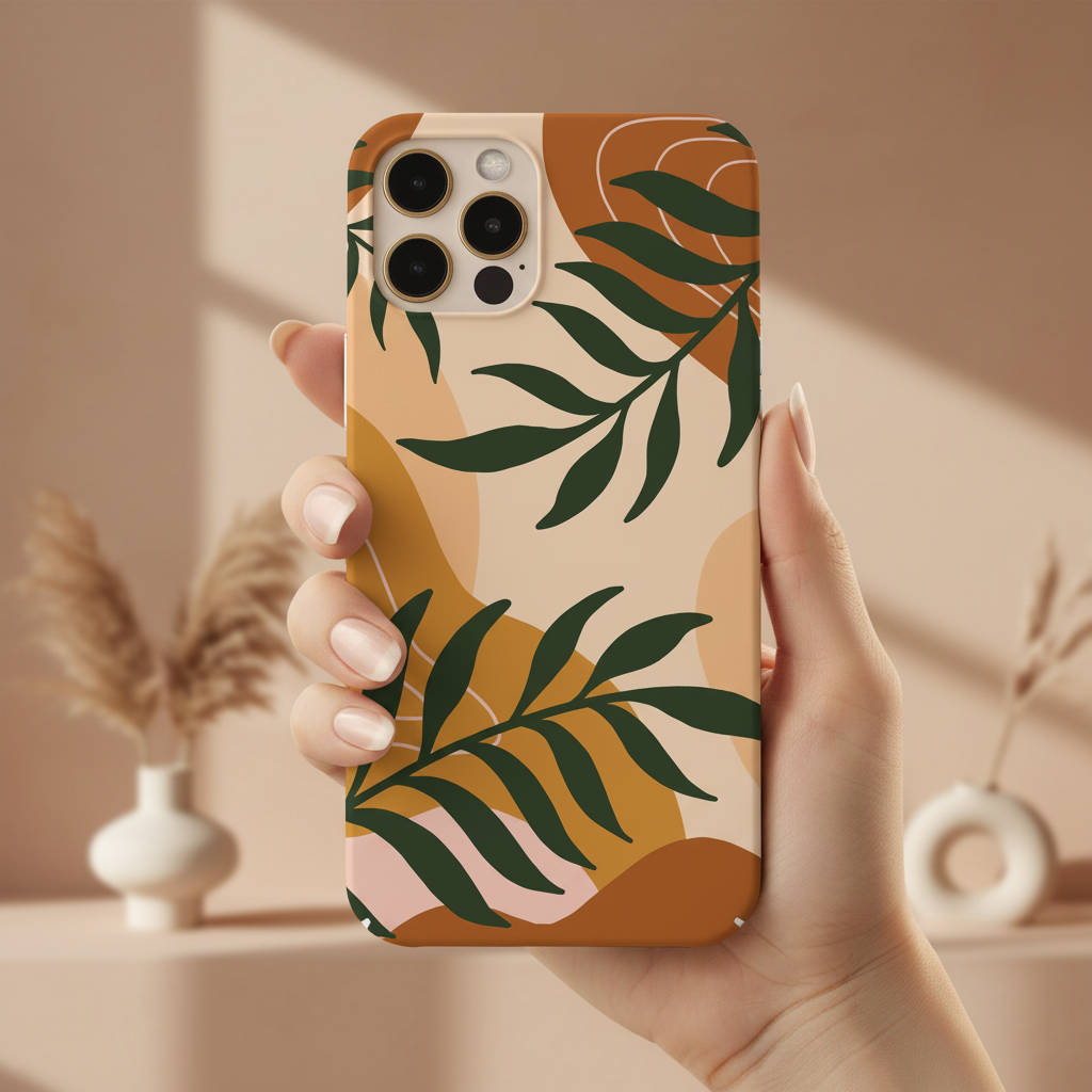 Abstract Botanical Painting Phone Case