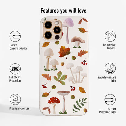 Autumn Mushrooms Phone Case