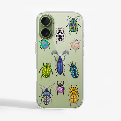 Beetles Clear Phone Case