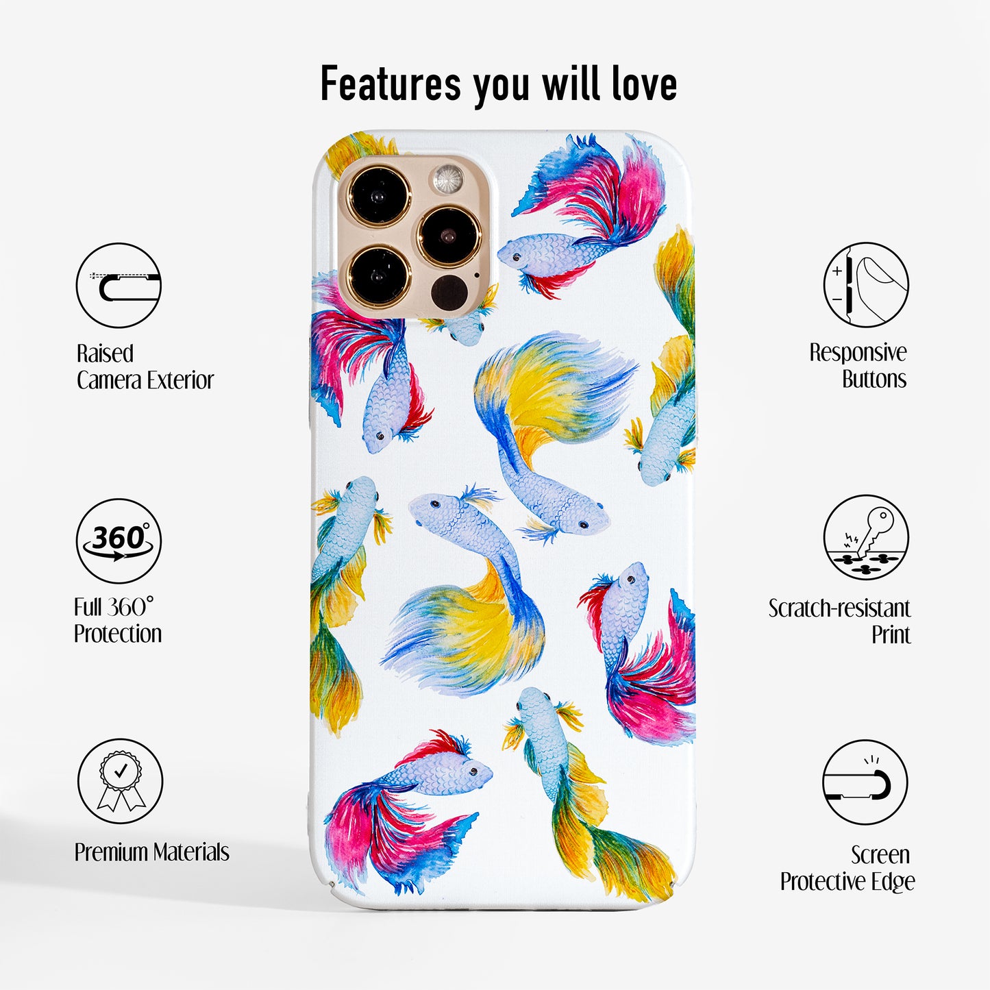 Betta Fish Phone Case