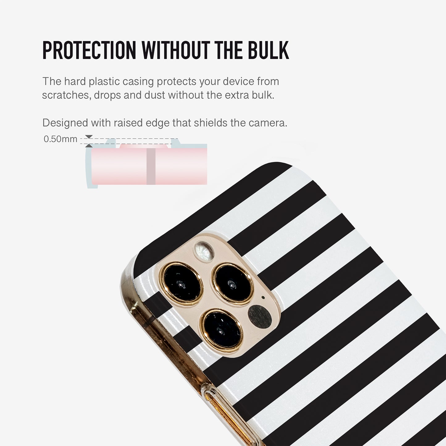 Black and White Stripes Phone Case