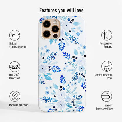 Blue Florals Phone Case