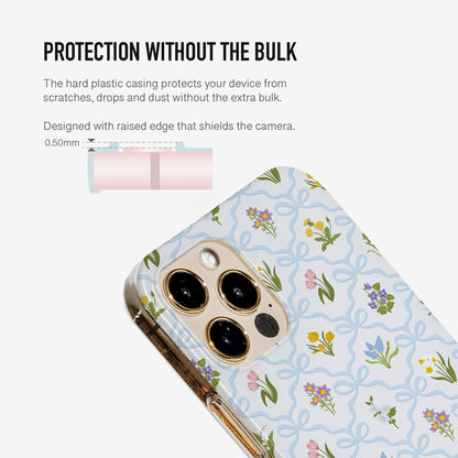 Blue Wild Flowers Phone Case