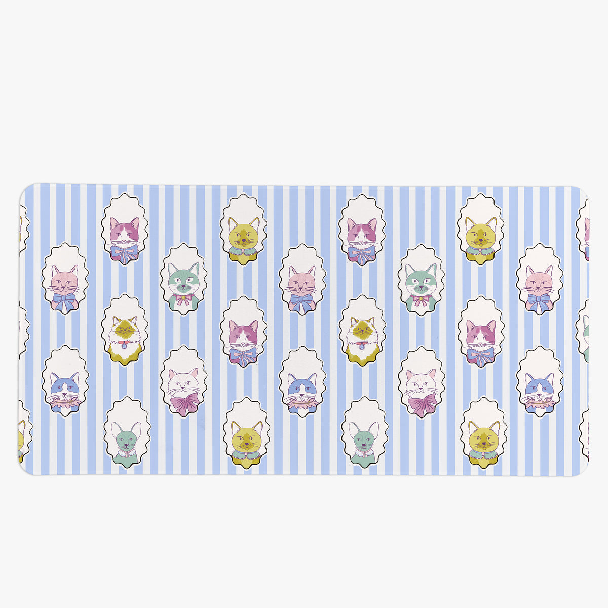 Chic Cats | Cute Cat Desk Mat