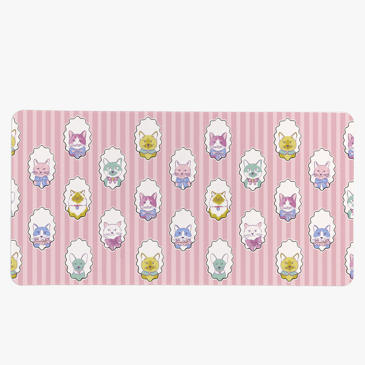 Chic Cats | Cute Cat Desk Mat