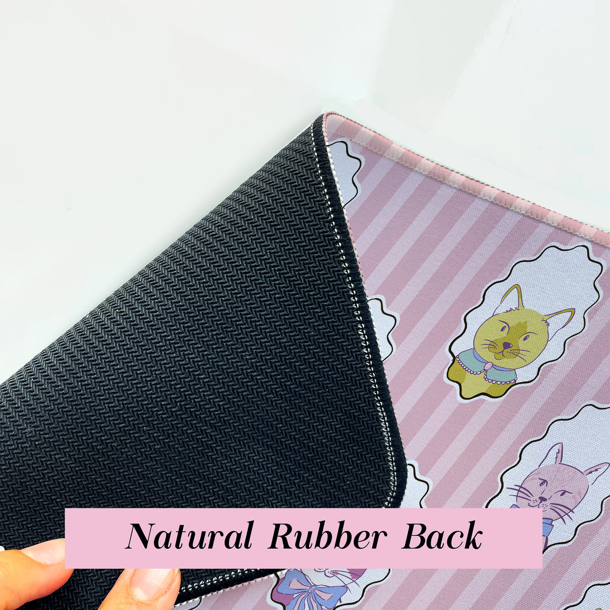 Chic Cats | Cute Cat Desk Mat