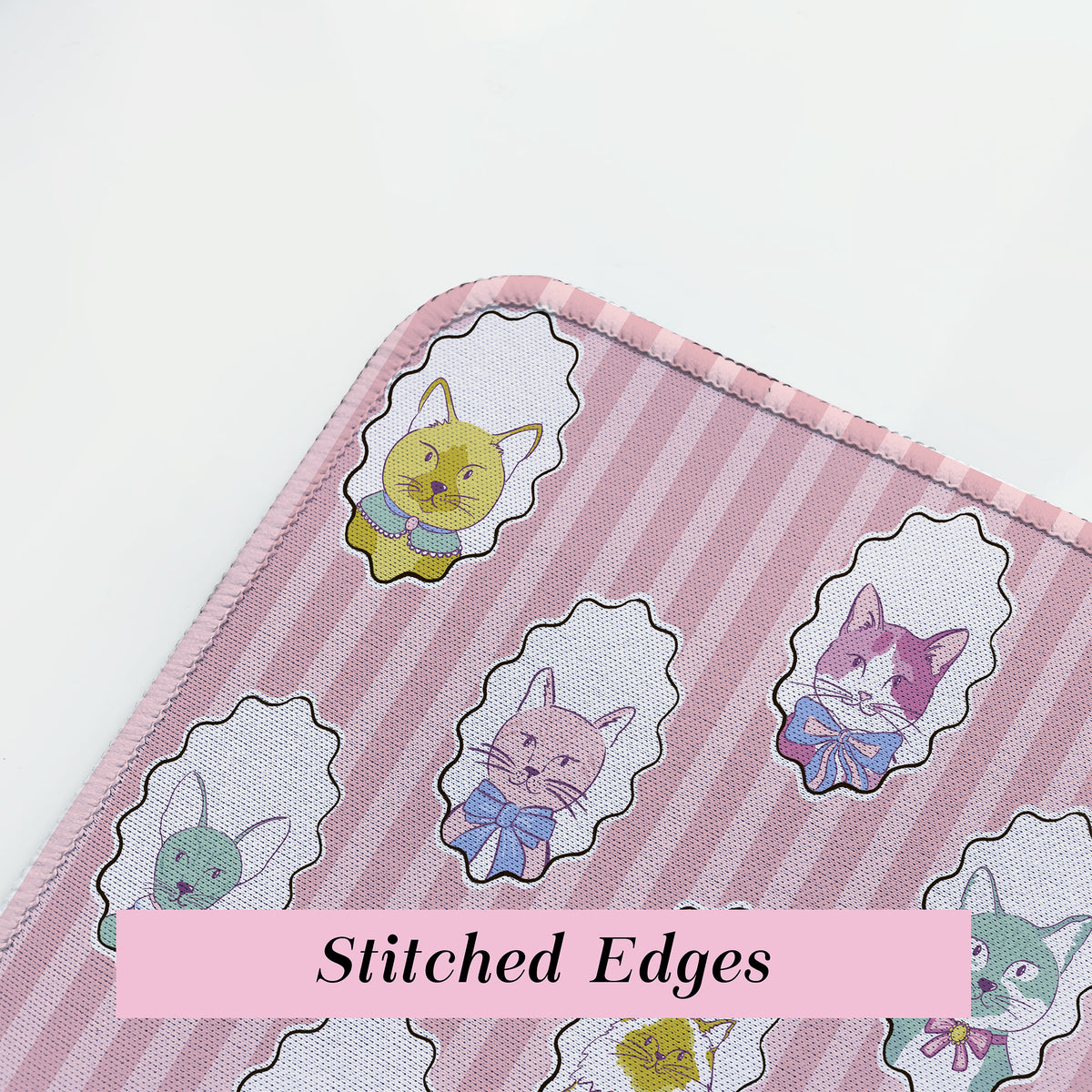 Chic Cats | Cute Cat Desk Mat