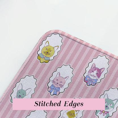 Chic Cats | Cute Cat Desk Mat