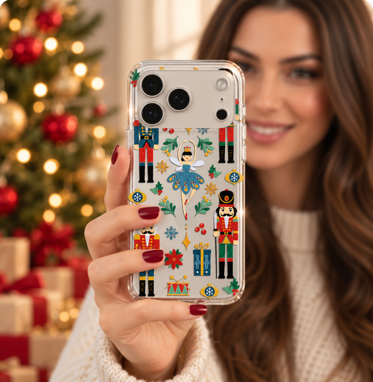 Clear Nutcracker Phone Case