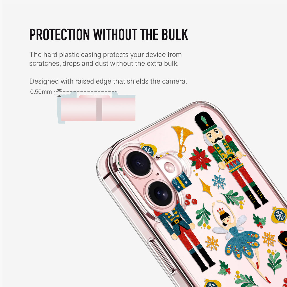 Clear Nutcracker Phone Case