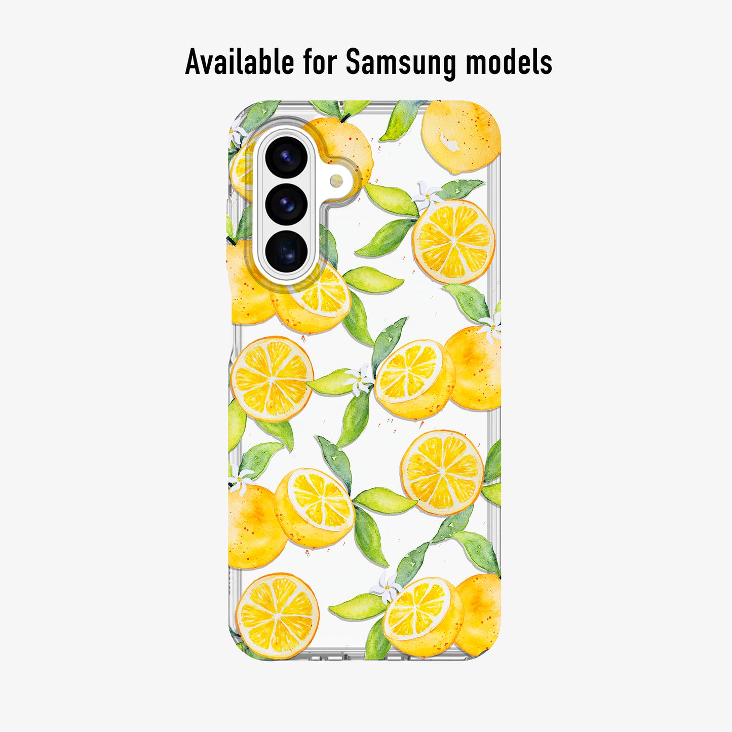 clear Oranges phone case available for android models