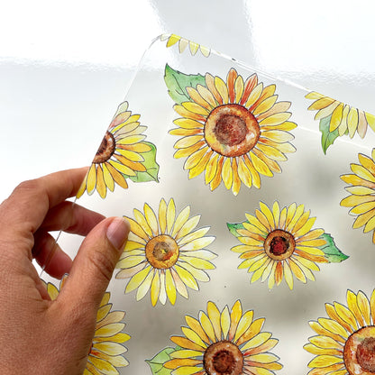 Sunflowers Clear MacBook Case