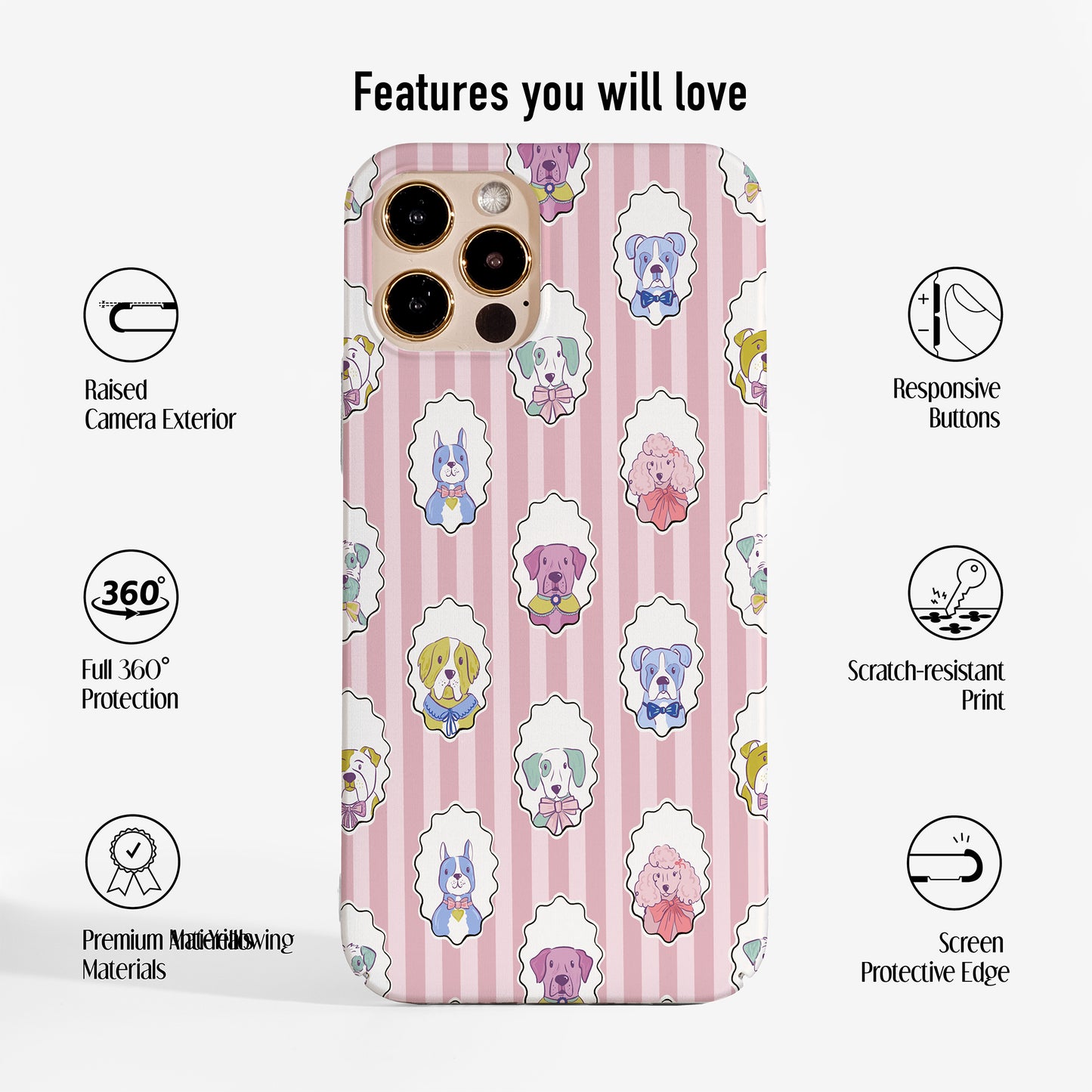 Posh Pups Phone Case