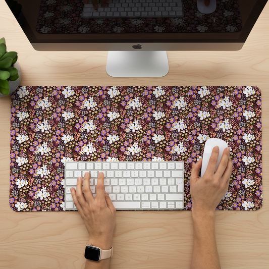 Floral Desk Mat – Cute Autumn Design