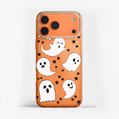 Clear Halloween Ghost Phone Case