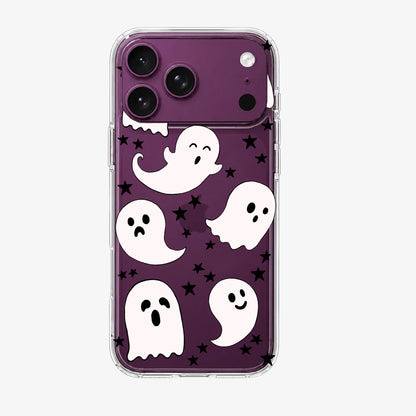 Clear Halloween Ghost Phone Case