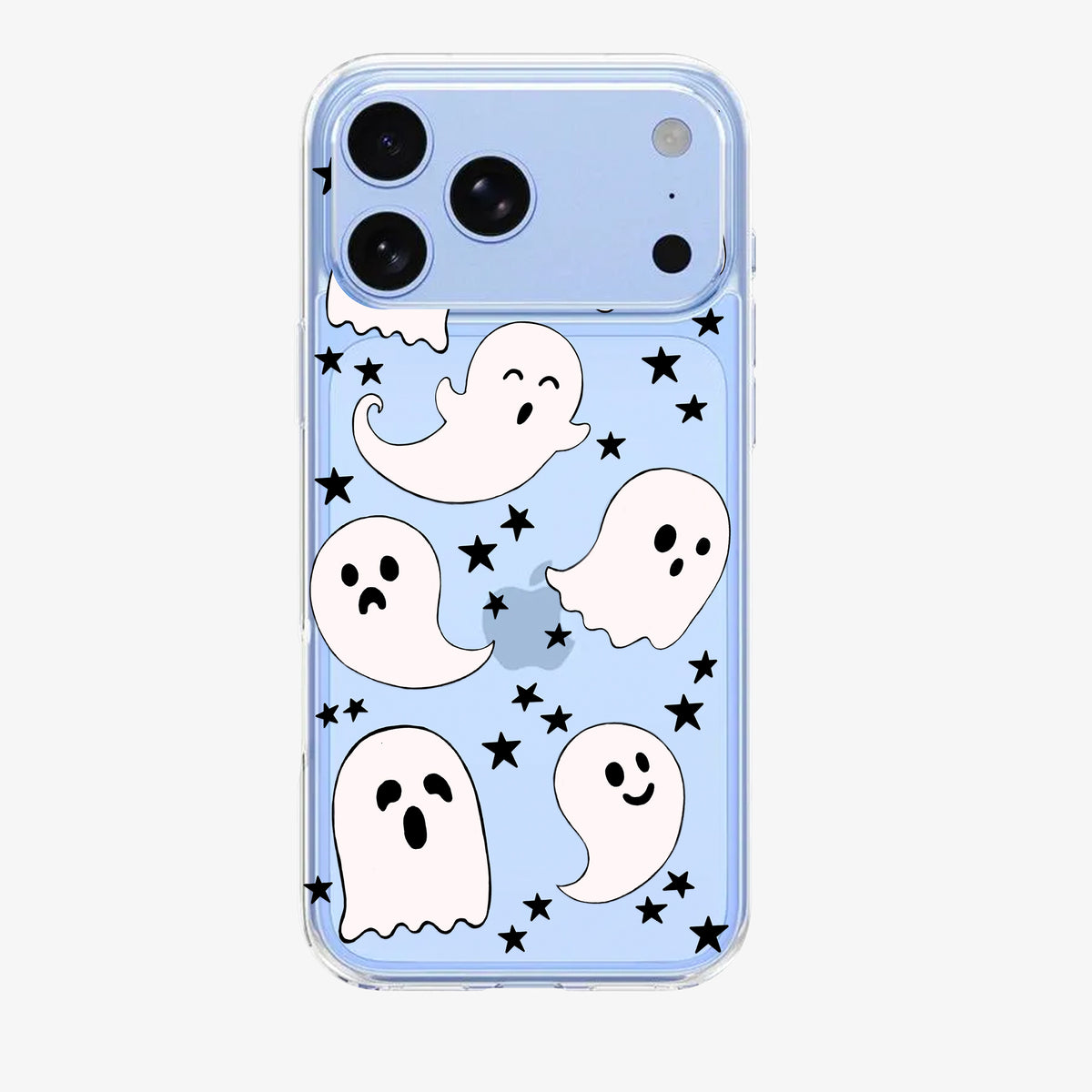 Clear Halloween Ghost Phone Case