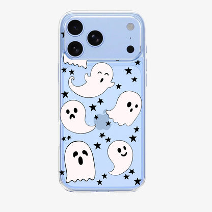 Clear Halloween Ghost Phone Case