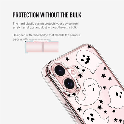 Clear Halloween Ghost Phone Case