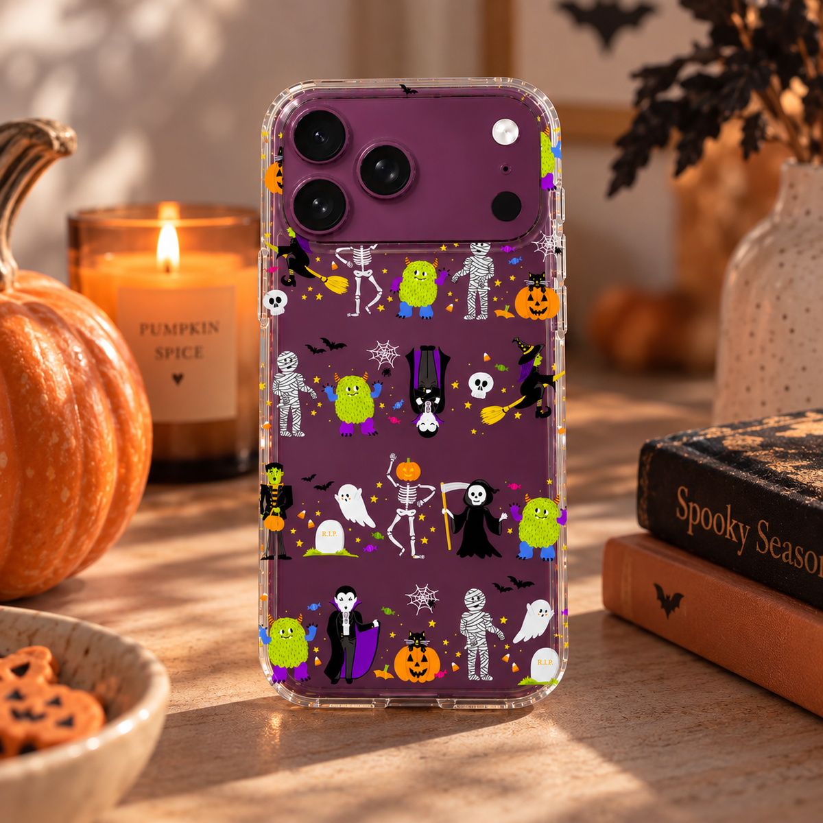 Clear Halloween Parade Phone Case