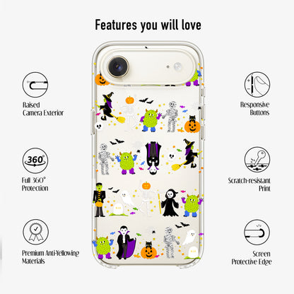 Clear Halloween Parade Phone Case