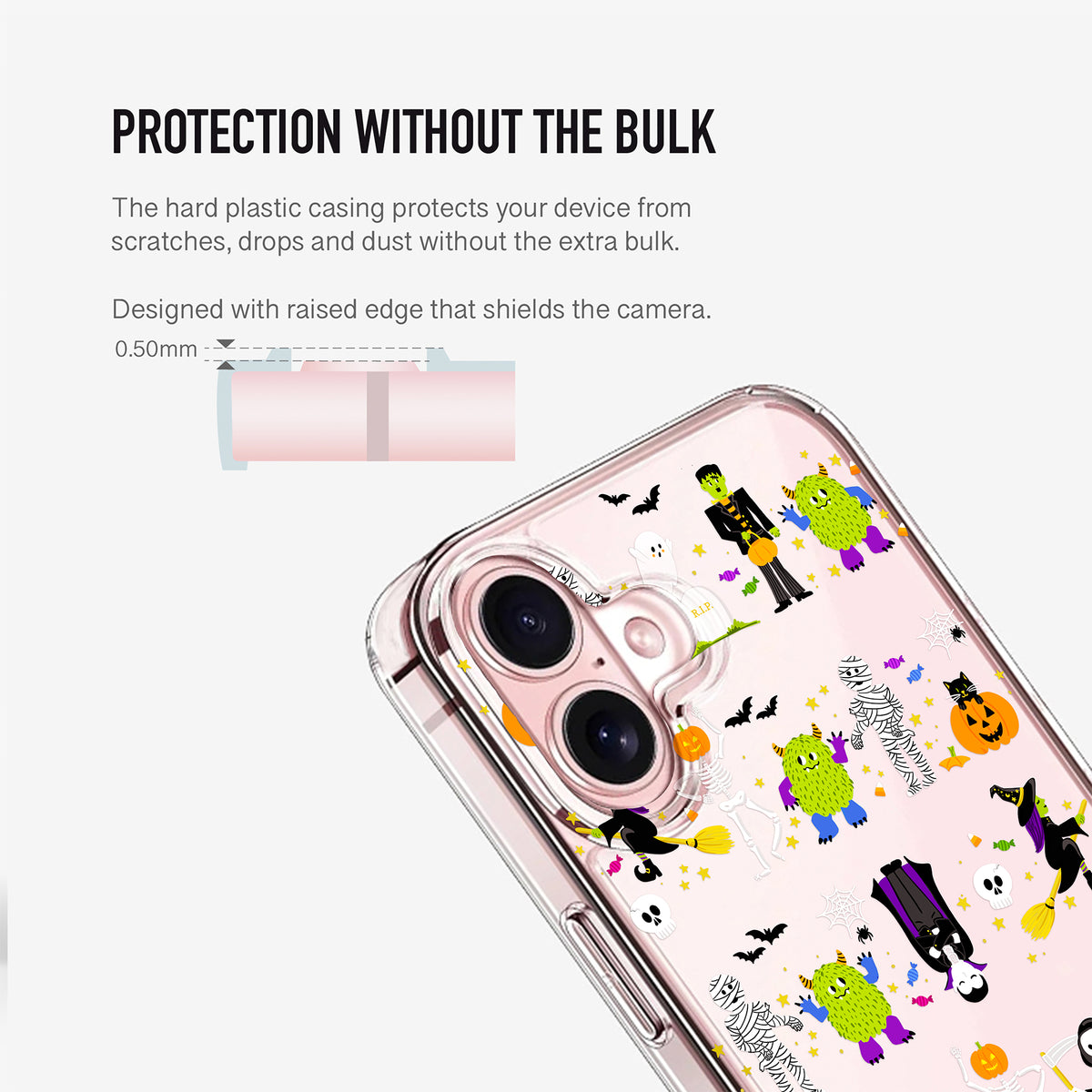 Clear Halloween Parade Phone Case