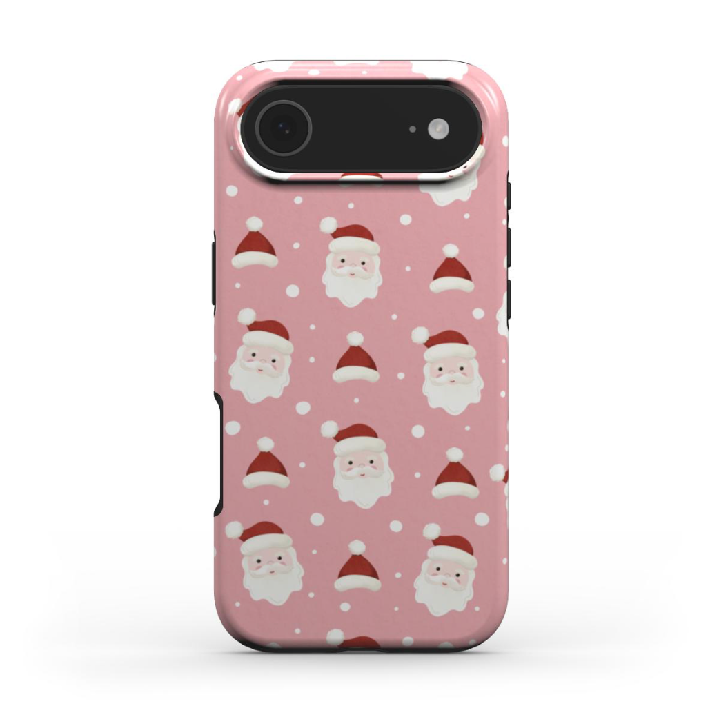 The Jolly Santa case for iPhone 17 air with a glossy finish and dual layer protective shell 
