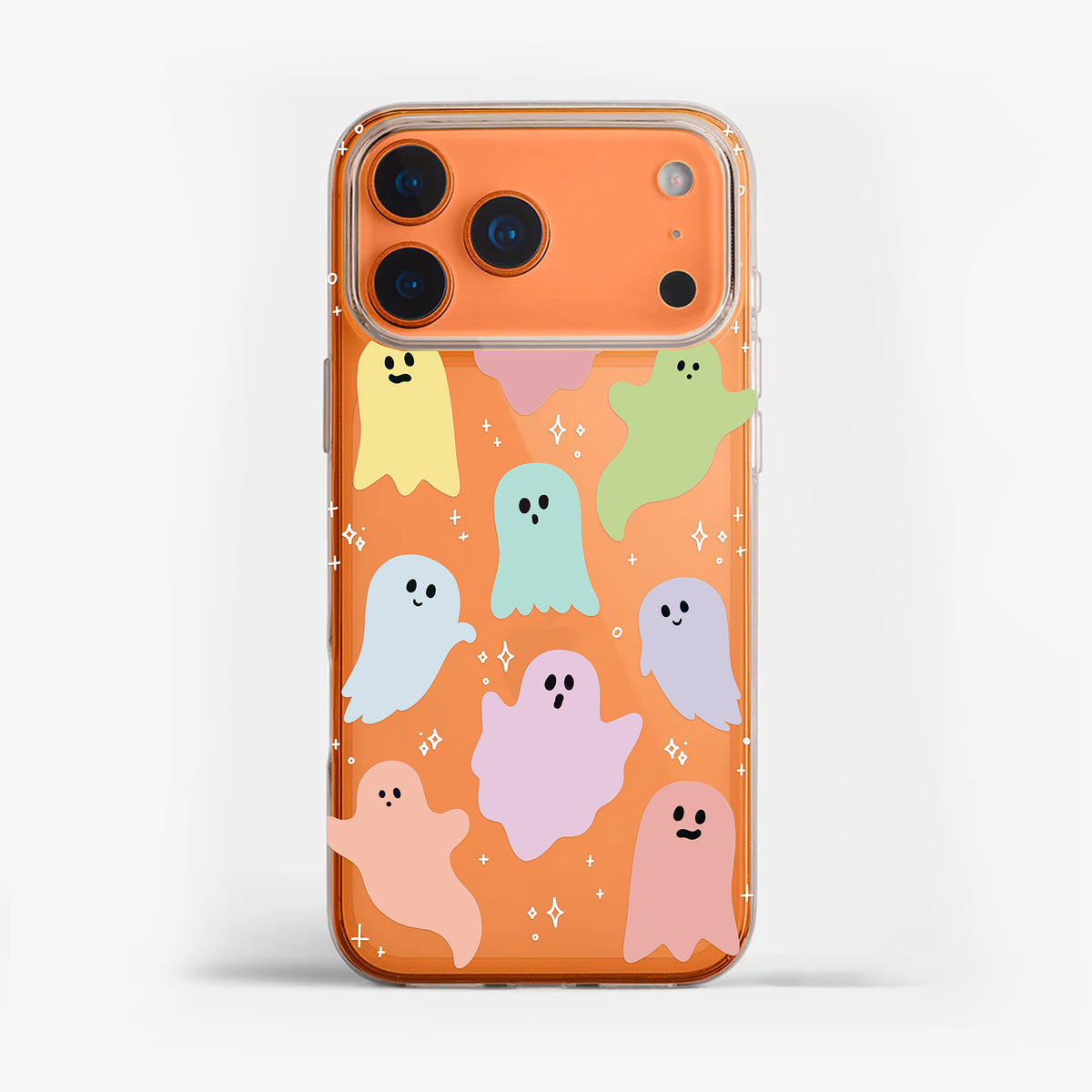 Clear Rainbow Ghost Phone Case