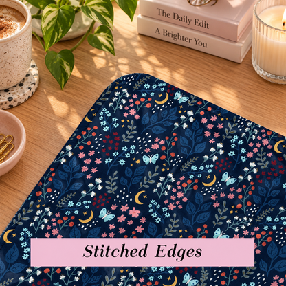 Midnight Floral Desk Mat