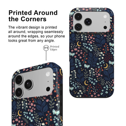 Midnight Floral Tough Phone Case
