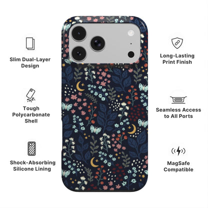 Midnight Floral Tough Phone Case