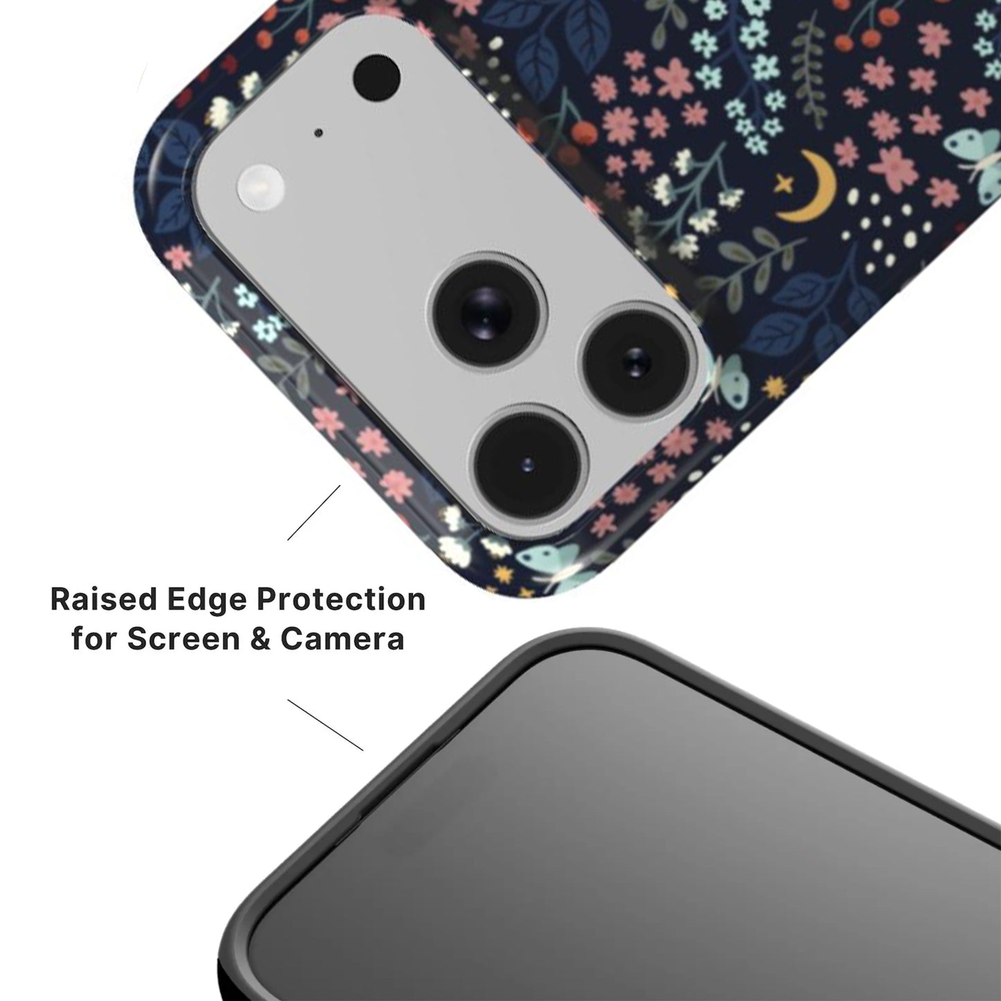 Midnight Floral Tough Phone Case