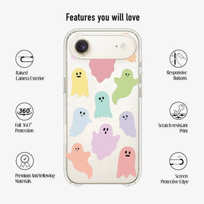 Clear Rainbow Ghost Phone Case