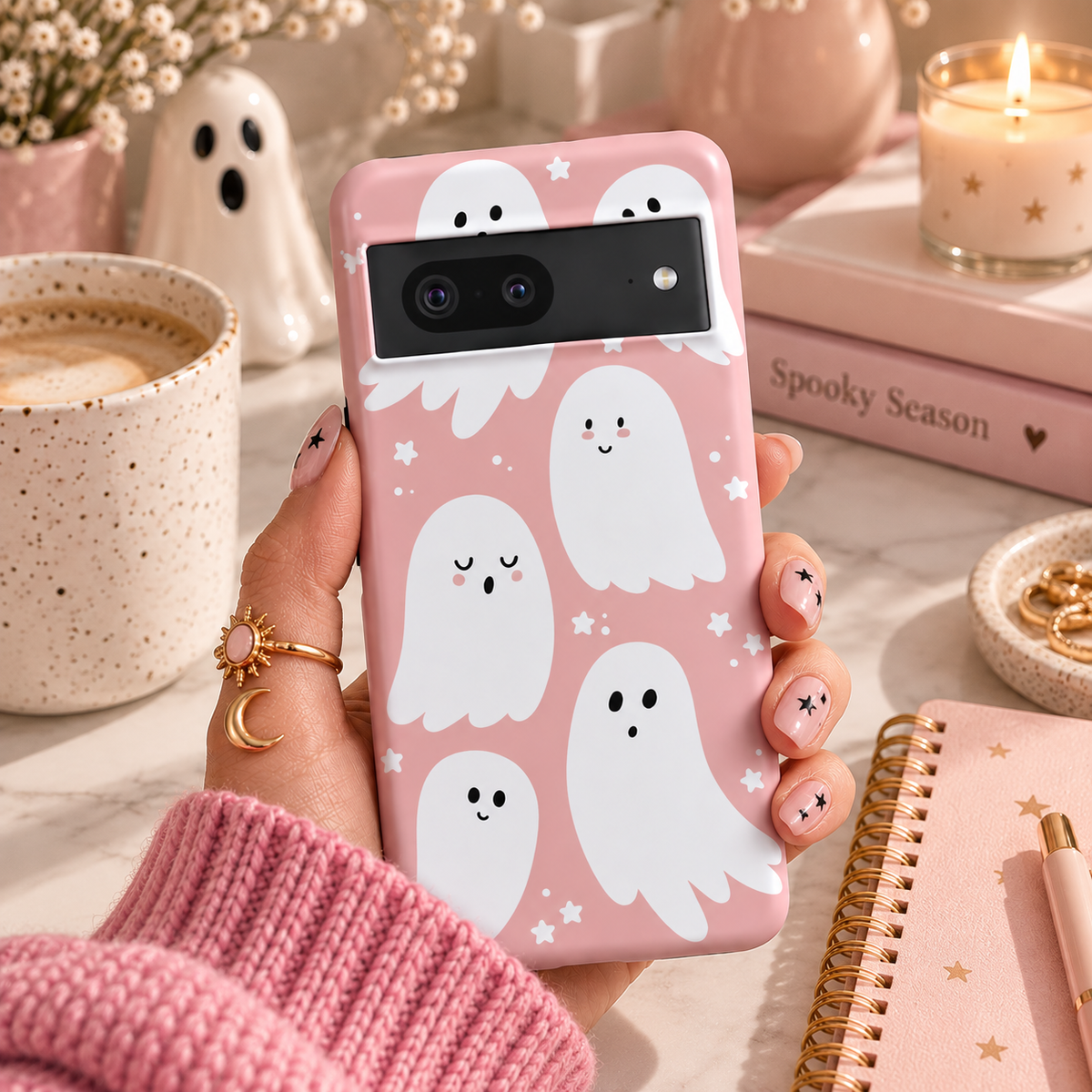 Pink Ghosts Phone Case