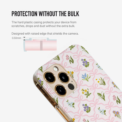 Pink Wild Flowers Phone Case