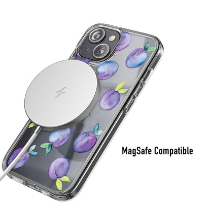 Plums Clear Phone Case