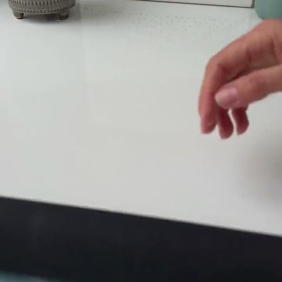 video showing the Green Botanical Desk Mat 