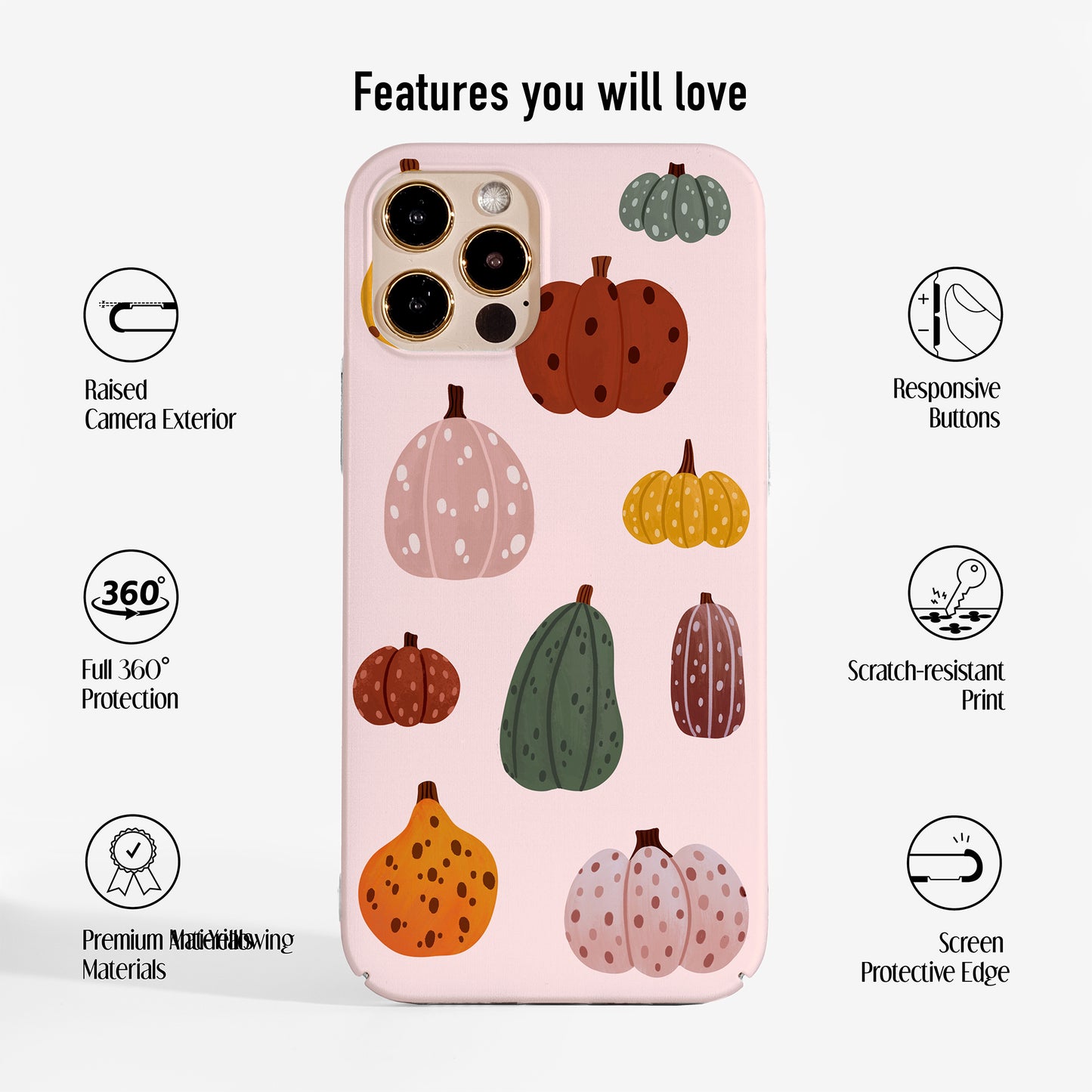 Pumpkin Patch Phone Case