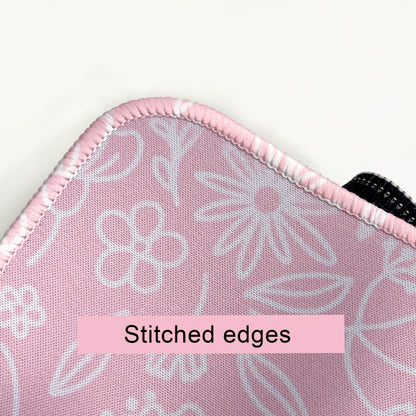 Pink Floral Desk Mat