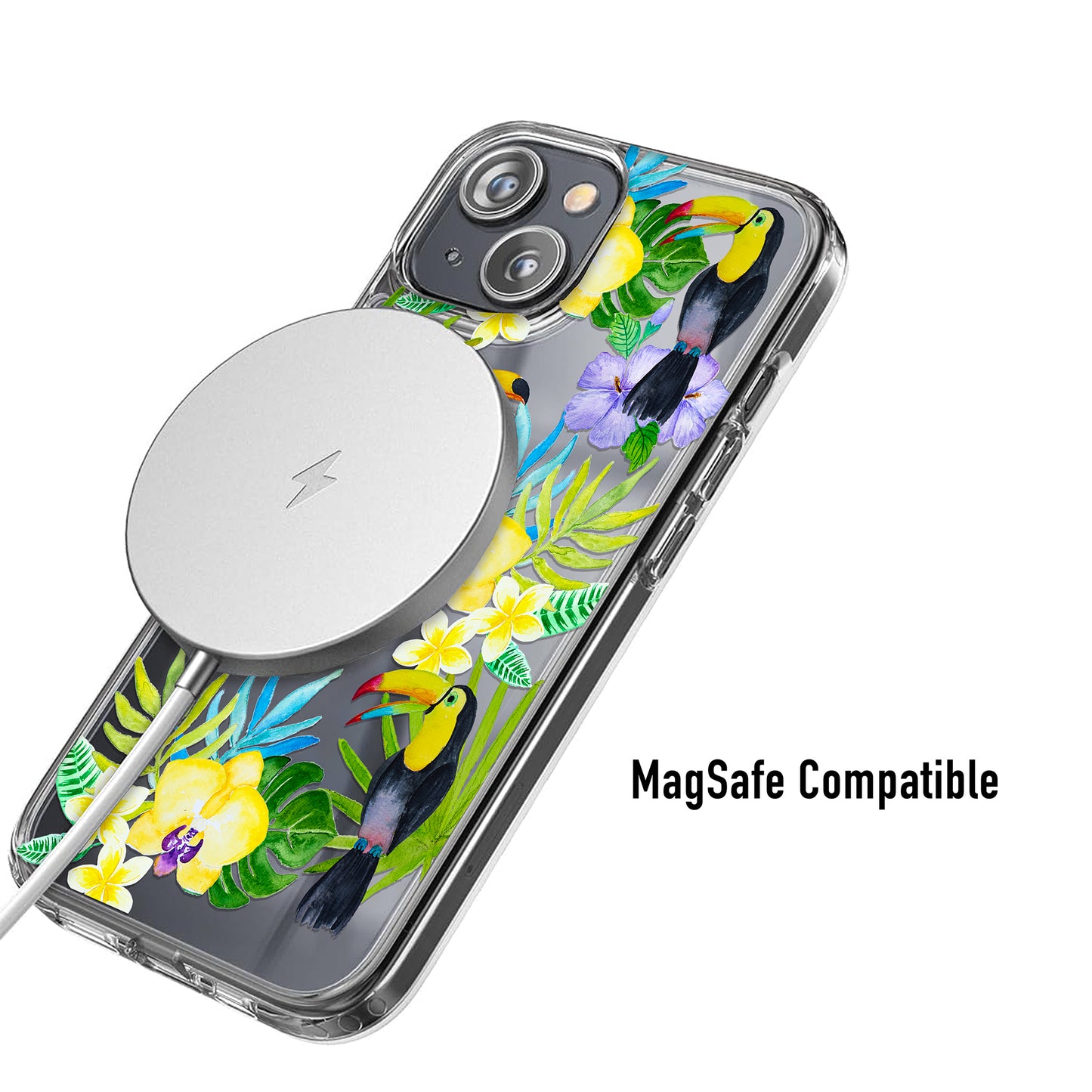 Toucan Birds Clear Phone Case