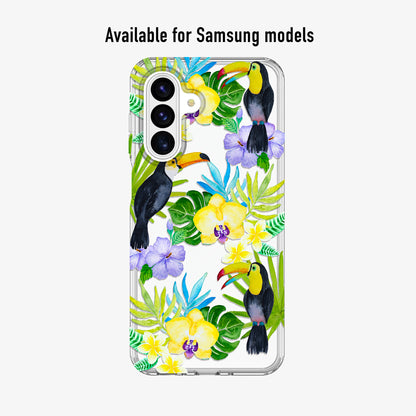 Toucan Birds Clear Phone Case