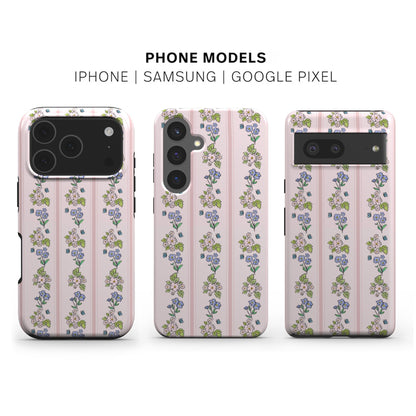 Vintage Garden Flowers Tough Phone Case