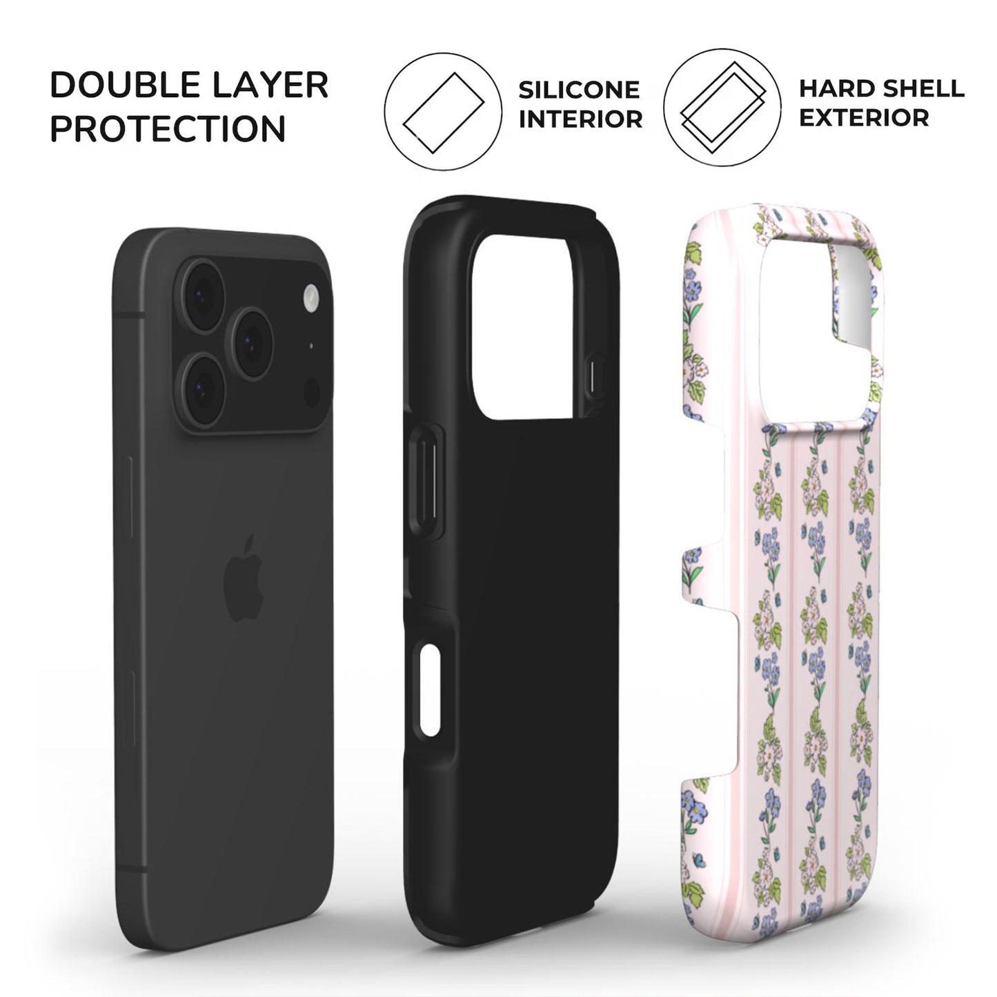 Vintage Garden Flowers Tough Phone Case